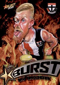 2021 Select AFL Footy Stars - Starburst Caricatures Fire #SP57 Dan Hannebery Front
